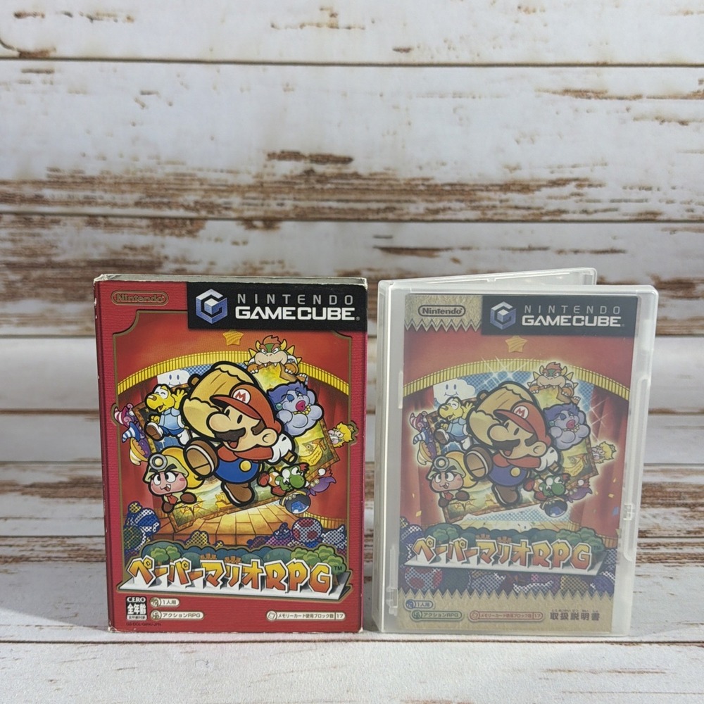 Paper Mario RPG The Thousand‑Year Door Nintendo GameCube Japan NTSC‑J – Used